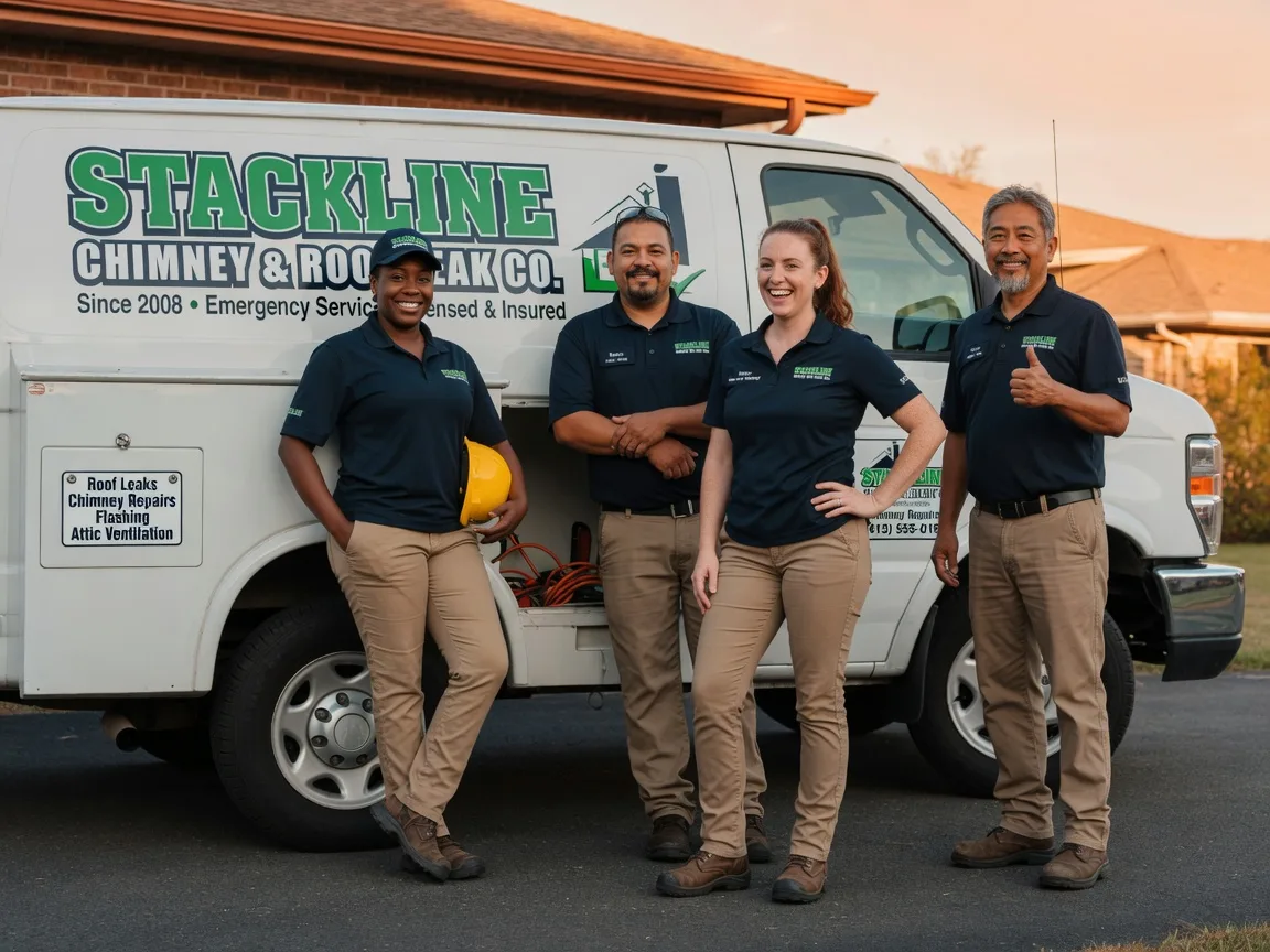 Chimney flashing repair company in Vance, MS